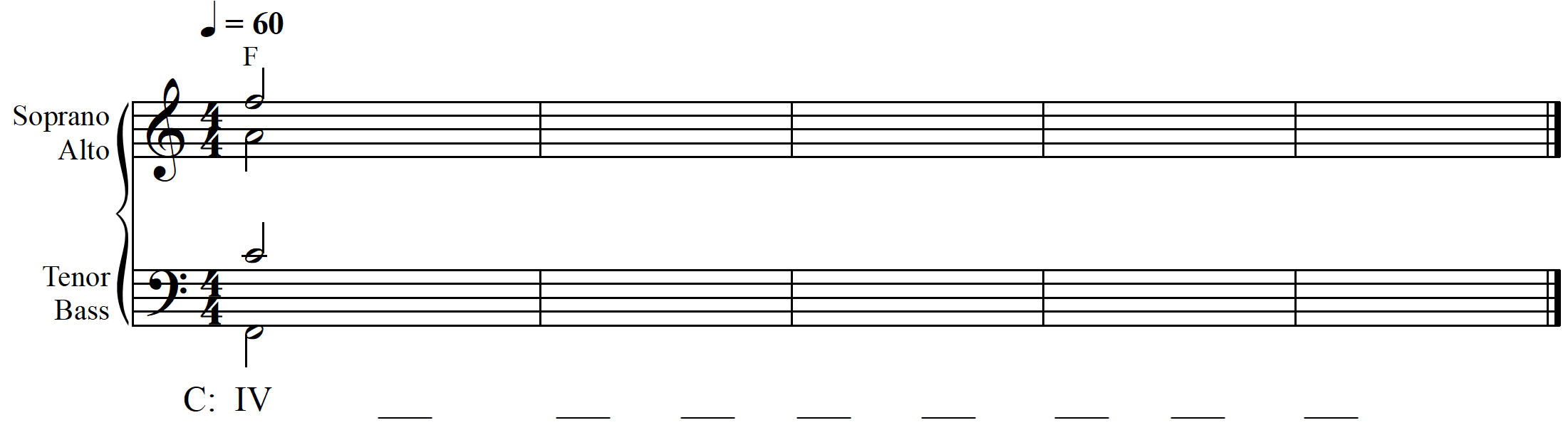 melodic dictation simple meter intermediate example 4